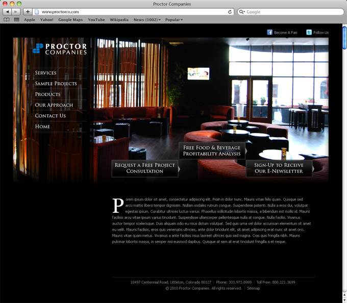 Proctor Companies Home Page