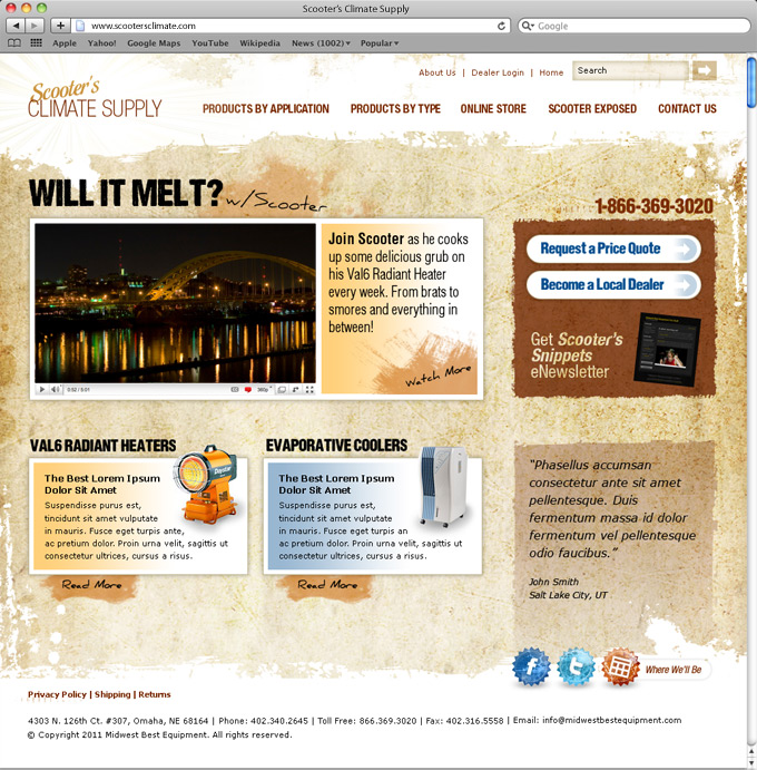 Heating and Cooling Supply Home Page